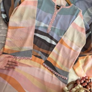 Pastel Horizon Kurti