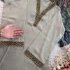 watery grey kurti