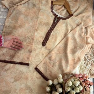 Mocha Blossom kurti