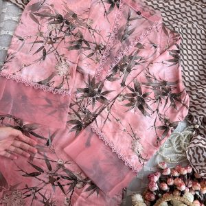 Pink Bamboo Fusion kurti