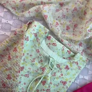 Lime Lily kurti