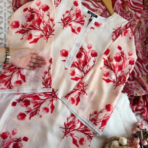 creamy blush kurti