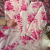 vibrant pink flora kurti
